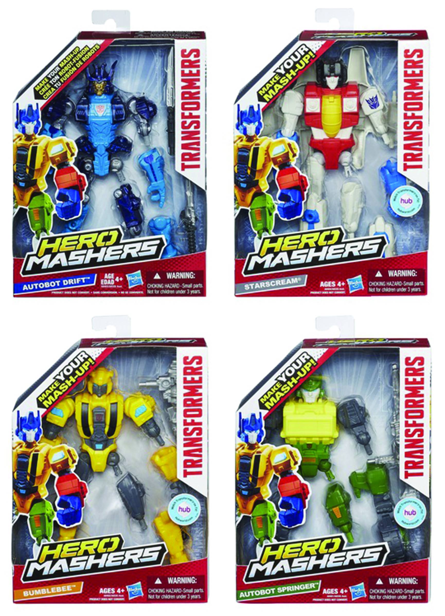 Transformers Hero Mashers 6in Action Figure Asst 201501 --0