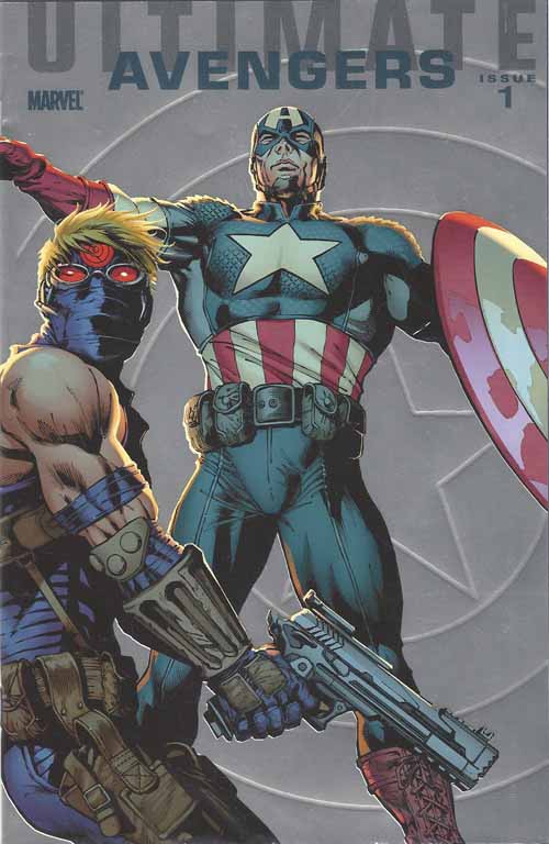 Ultimate Avengers 1 -- Captain America Hawkeye Foil Variant -- Pacheco --0