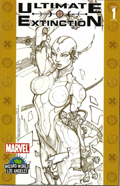 Ultimate Extinction 1 -- Madureira Sketch Wizard World Los Angeles Var --0