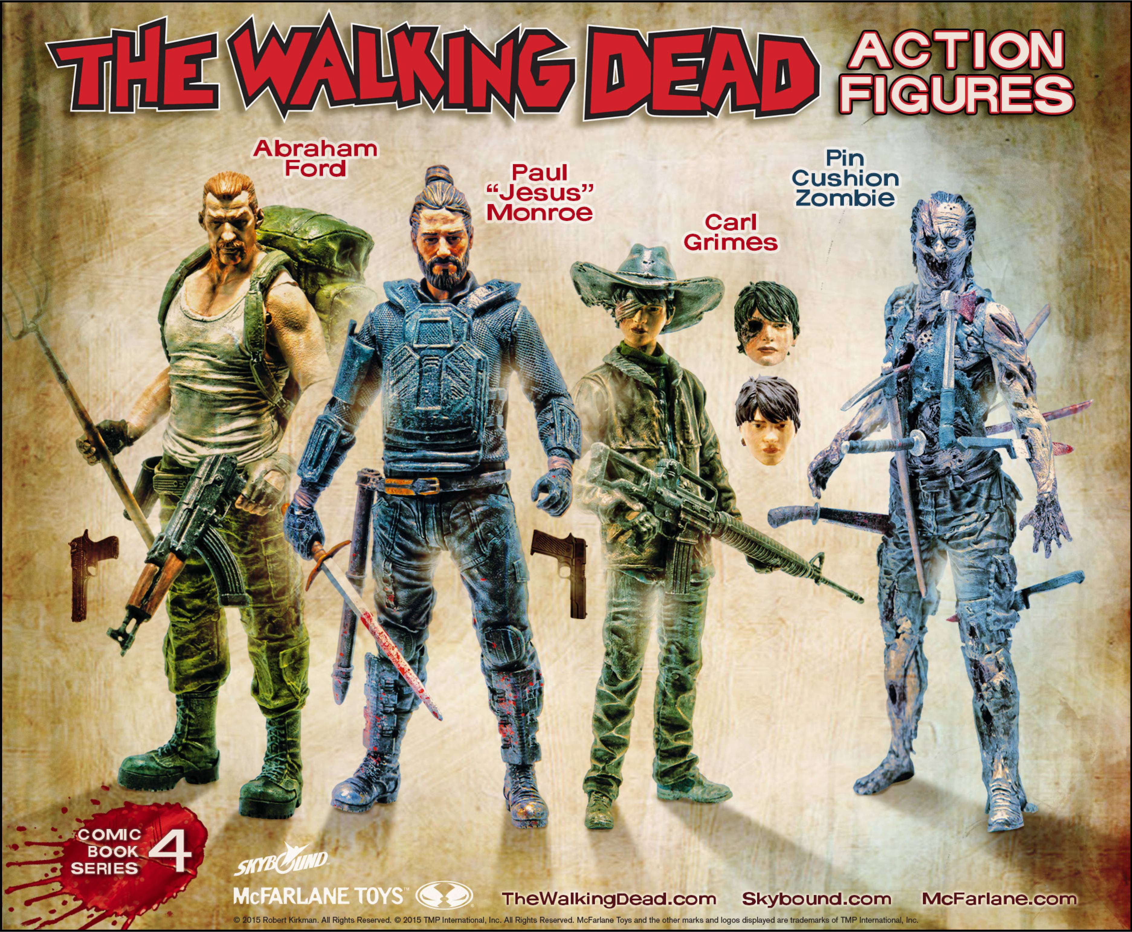 Walking Dead Comic Series 4 Action Figure Asst -- Kirkman --0