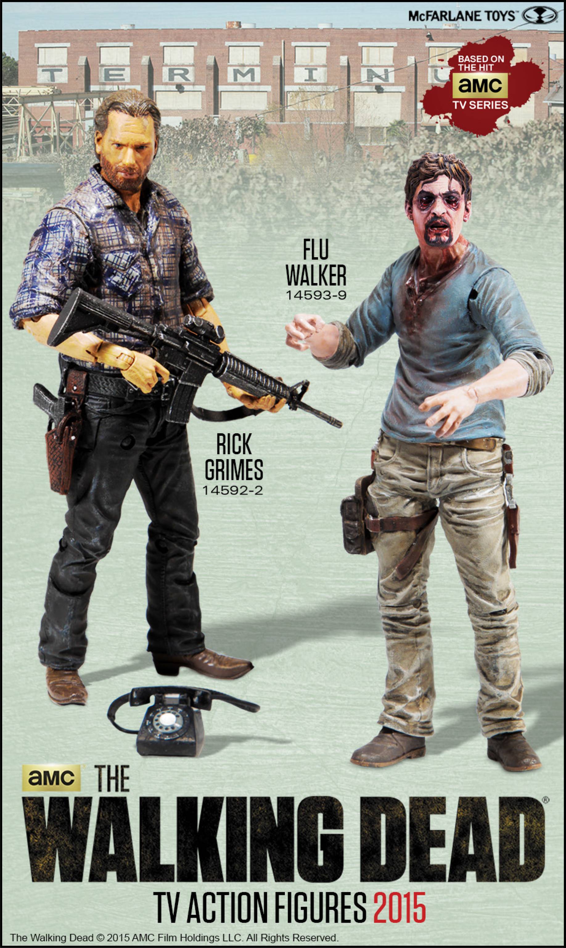 Walking Dead TV Series 7 Action Figure Wv2 Asst -- Kirkman --0