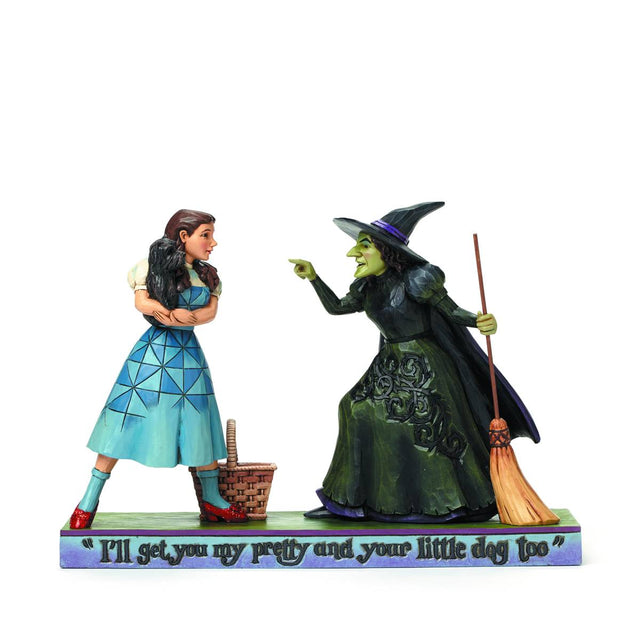 Wizard Of Oz Jim Shore Dorothy with wicked Witch Figure --0