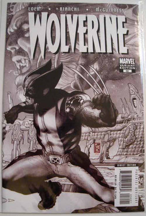 Wolverine 50 Bianchi Black and White Variant X-Men Loeb McGuinness --0