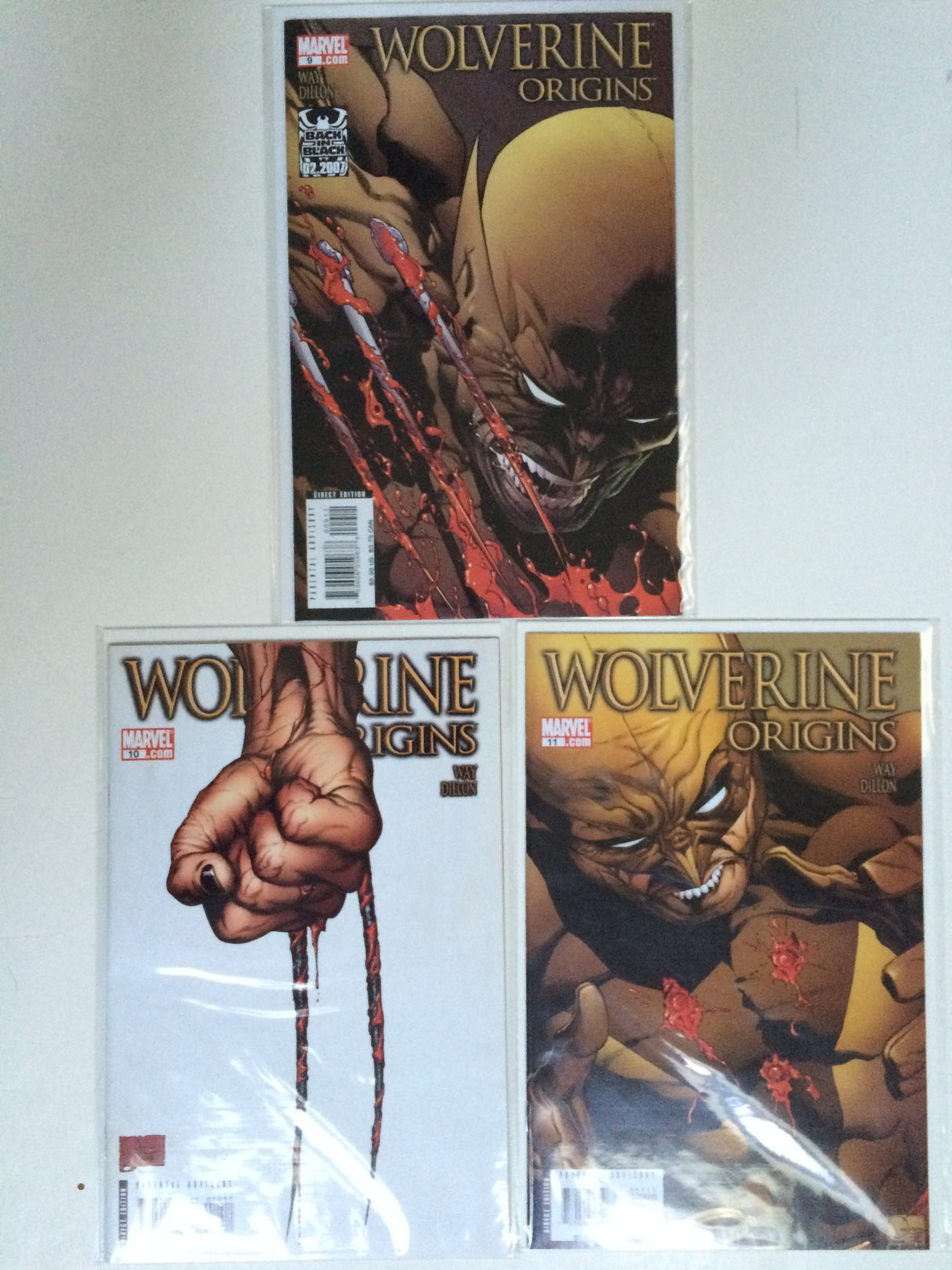 Wolverine Origins 1 Quesada cover 9, 10, 11, 12, 13, 14, 15, 16 X-Men --1