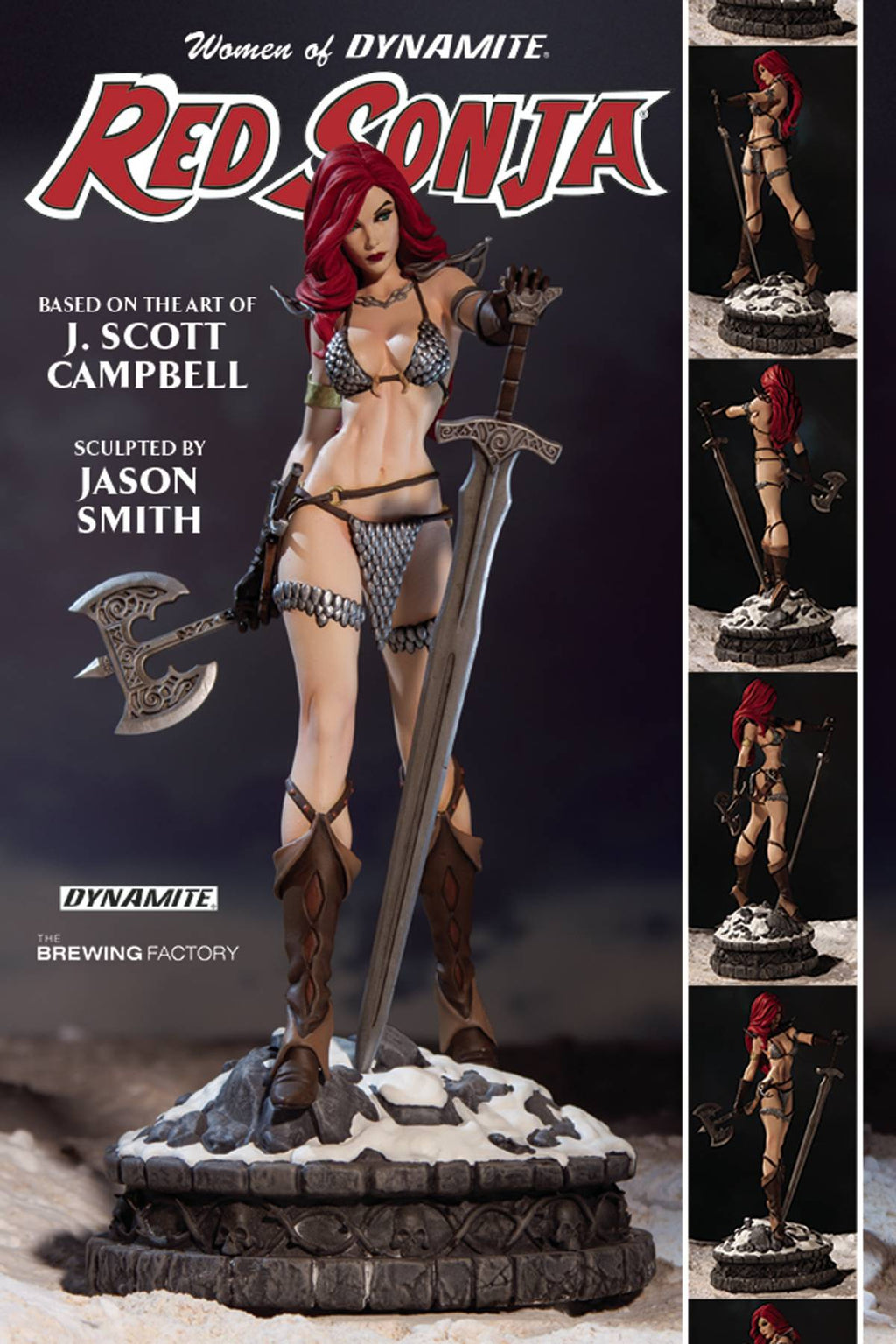 Women Dynamite Red Sonja Statue -- Conan the Barbarian --0