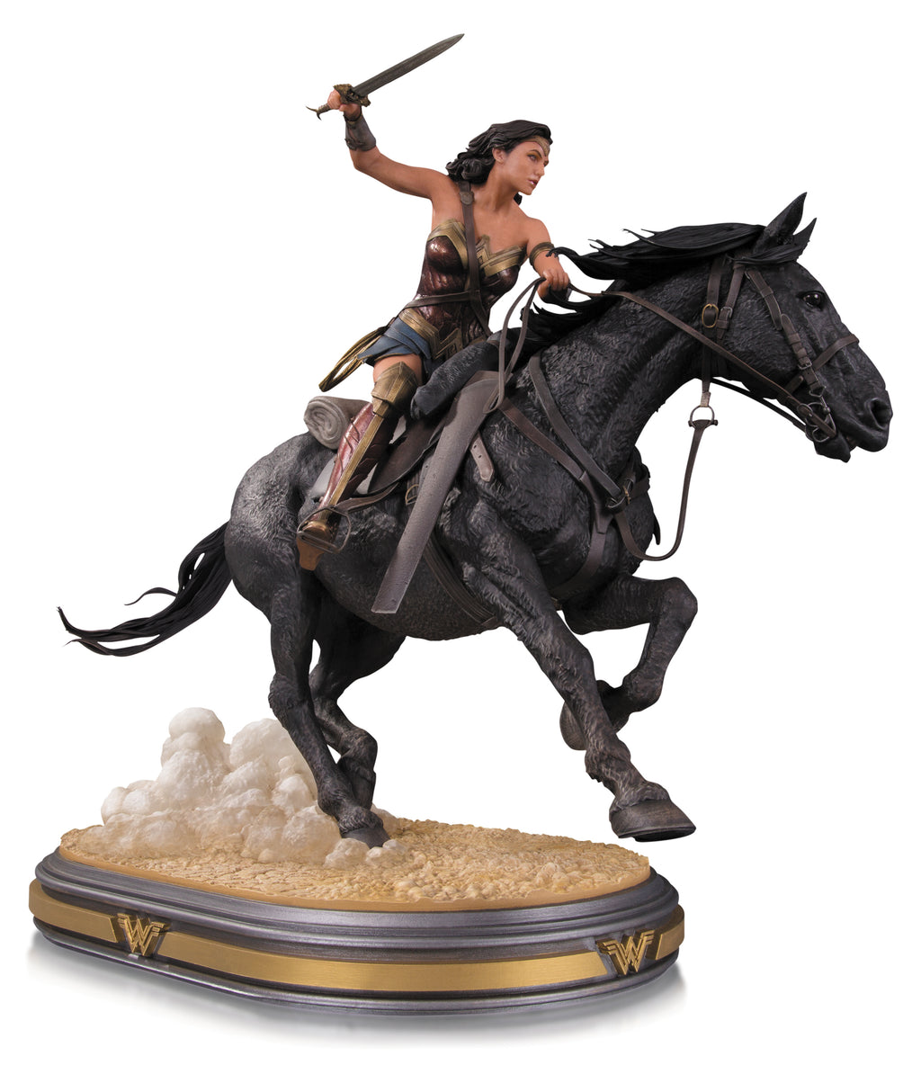 Wonder Woman Movie Wonder Woman On Horseback Deluxe Statue DC Comics --0