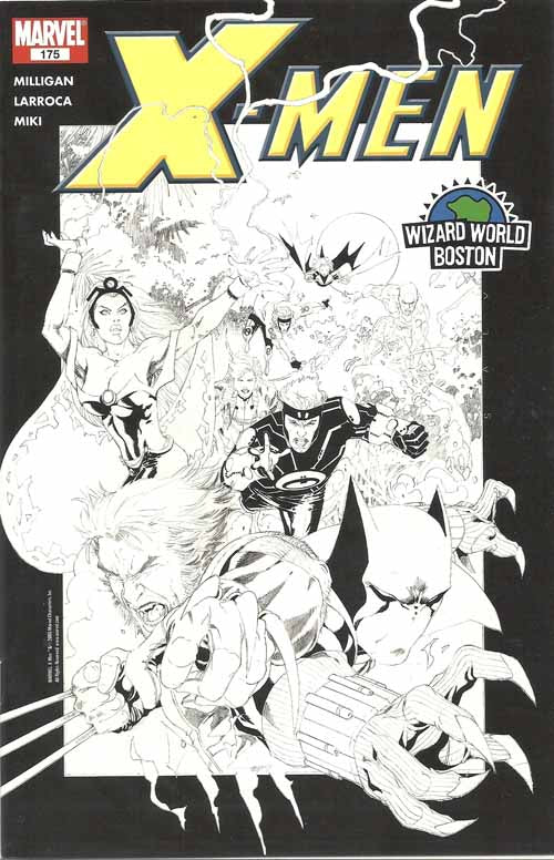 X-Men 175 Salvador Larroca Sketch Var Wizard World Boston Wolverine --0